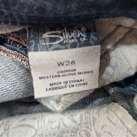 Silver Jeans Womens 26 Twisted Capri Low Rise Regular Wash Pedal Pushers Casual - Picture 3 of 6